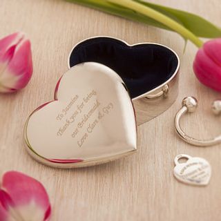 personalised heart trinket box by the contemporary home