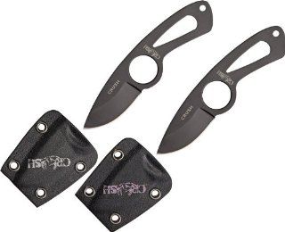 KutMaster 91 LT2265CP The Crush His and Hers Neck Knives  Hunting Knives  Sports & Outdoors