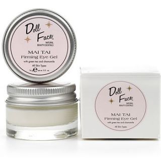 'mai tai' firming eye gel by doll face natural beauty cocktails