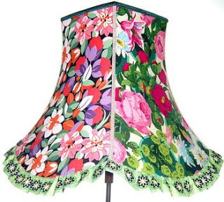 handmade reeny fabric lampshade by beauvamp
