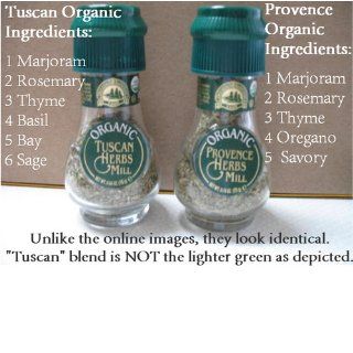 Drogheria & Alimentari All Natural Spice Grinder Tuscan Herbs, 0.56 Ounce Jars (Pack of 3)  Meat Seasoningss  Grocery & Gourmet Food