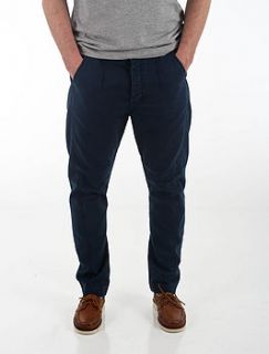 men's tapered chinos navy by louie thomas menswear