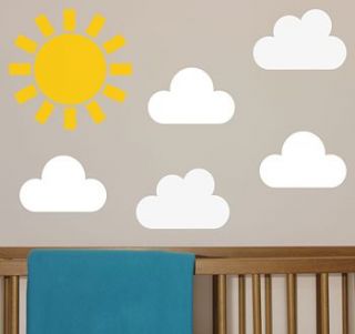 children's weather wall sticker by little chip