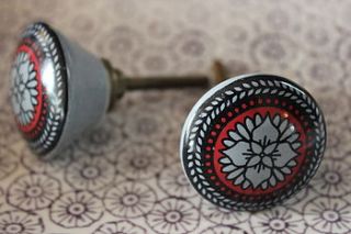 gypsy ceramic door knob by the forest & co