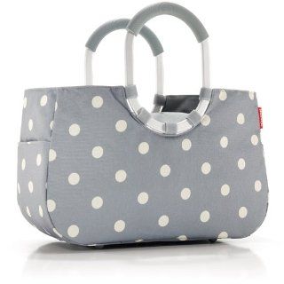 Gray Polka Dot Reisenthel Loop Shopper M Tote Bag   Tote Handbags