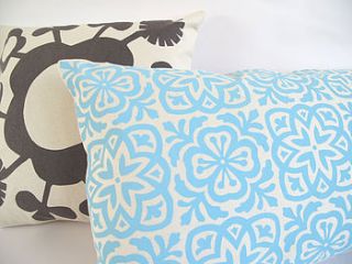 moroccan tile slim cushion by helen rawlinson