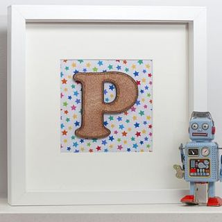 stitch design wooden initial picture by scamp