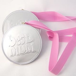 best mum foiled chocolate medal by chocolate by cocoapod chocolate