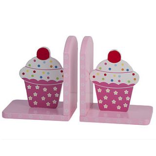 cupcake bookends by the contemporary home