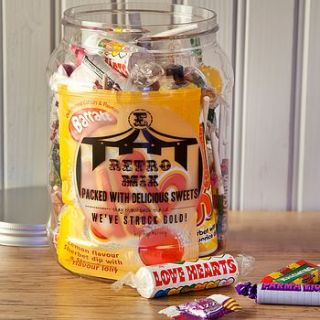 retro sweets jar giant mix by ellie ellie