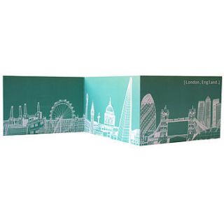 london skyline card by cecily vessey