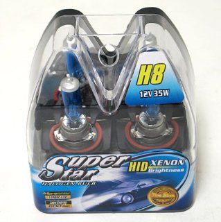 H8 Xenon HID Foglights Fog Light Bulbs Superwhite 5000K Automotive