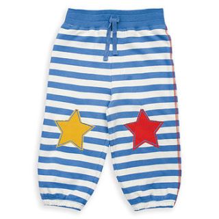 stripy star jogger by harmony at home children's eco boutique