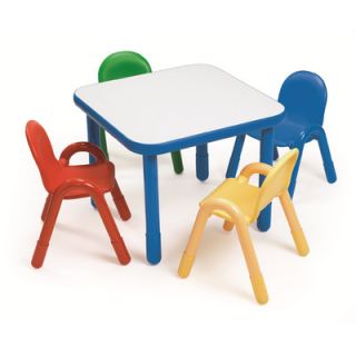angeles preschool square table and chair set