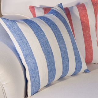 striped linen cushion covers by jodie byrne