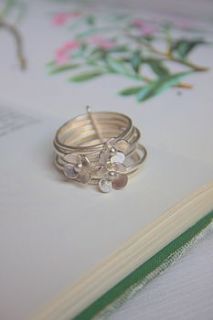 buttercup stack ring by yume jewellery