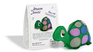 jenson jones tortoise felt sewing kit by clara