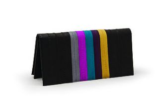 aurora eel skin limited edition long purse by heidi mottram ltd