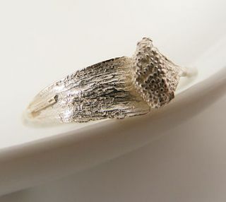 silver daisy head and petal ring by tanya garfield jewellery