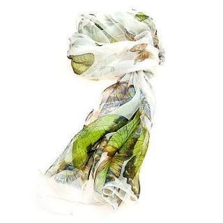 french chic silk butterfly scarf by dibor