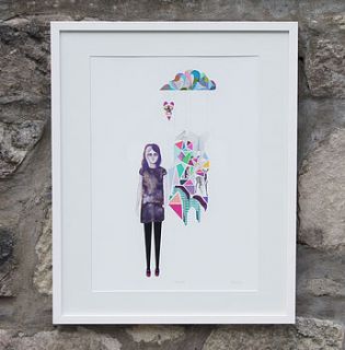 cloud mobile giclee print by prism of starlings