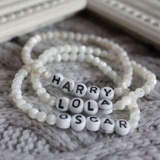 personalised name bracelet by harry rocks