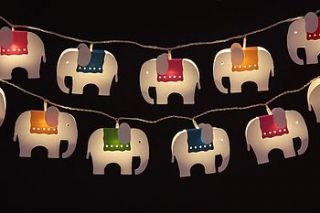 elephant led light chain by country cream
