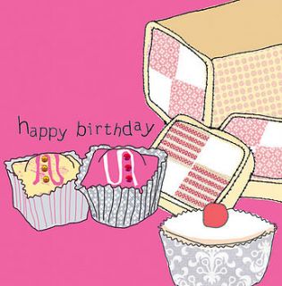 baking birthday card by stop the clock design