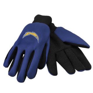 NFL San Diego Chargers Work Gloves  Sports Fan Apparel  Sports & Outdoors