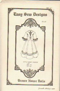Brown House Dolls (Antique & Reproduction Doll Clothes Pattern) BHD 275 19" 20" Little Women Fashion "Jo"  Other Products  