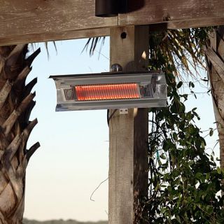 Well Traveled Living Stainless Steel Wall Mounted Infrared Patio Heater