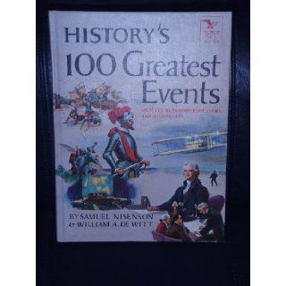 History's hundred greatest events,  The most significant events in the record of mankind from the dawn of civilization to the present day; William A De Witt Books
