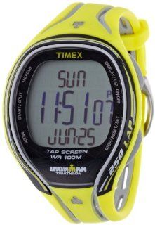TIMEX Iron monthly network 250 lap tap screen full size neon yellow T5K589 men Watches