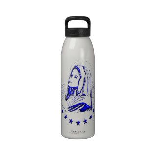 Blessed Virgin Mary   Mother of God Reusable Water Bottles