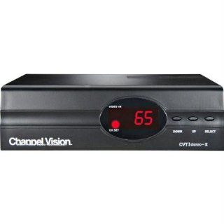 CHANNEL VISION CVT1STEREOII CHANNEL VISION CVT-1 Stereo-II Stereo Tabletop Digital RF Modulator 