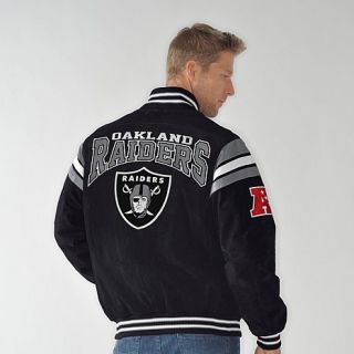 Officially Licensed NFL Suede Jacket   Raiders