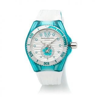 TechnoMarine® Cruise Beach Hibiscus Blue/Green 4 piece Watch Set