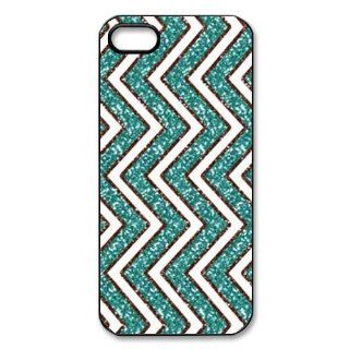 Custom Chevron Pattern With Anchor Cover Case for IPhone 5/5s WIP 248 Cell Phones & Accessories