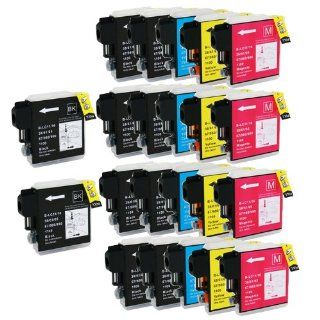 Shop At 247 Compatible Ink Cartridge Replacement for Brother High Yield LC65 (10 Black, 4 Cyan, 4 Yellow, 4 Magenta, 22 Pack) Electronics