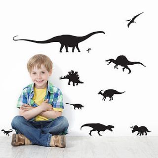 dinosaur vinyl wall 'sticko'saurus pack by lauren moriarty & co