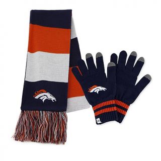 NFL Baker Scarf and Gloves Set   Broncos