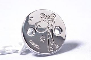 giraffe sterling silver pacifier clip baby gift by silver dummy clips