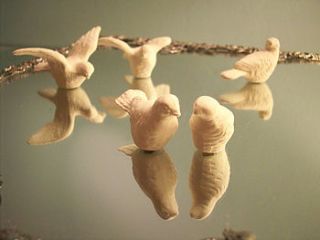 tiny ceramic birds by olivia sticks with layla