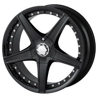 17x7 Sacchi S45 (245) (Black) Wheels/Rims 4x100/114.3 (245 7701B) Automotive