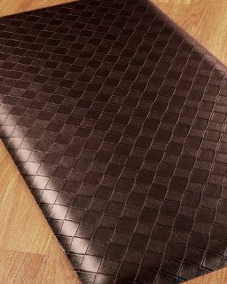 Fiore Anti Fatigue Mat   20x36 Brown, Reduces discomfort on back, feet and joints. Durable and stain resistant. Kitchen & Dining