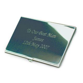 personalised card holder by the contemporary home