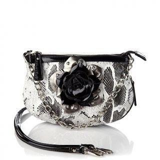 Sharif Expandable Snake Print Crossbody