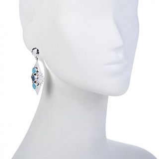 Chaco Canyon Couture Swiss Blue Topaz and Kingman Blue Turquoise Sterling Silve