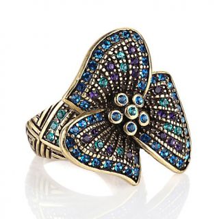 Heidi Daus "Gotta Have It" Crystal Accented Floral Ring