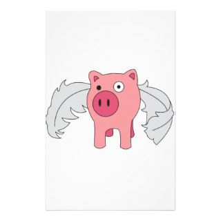 Flying Pig Custom Stationery